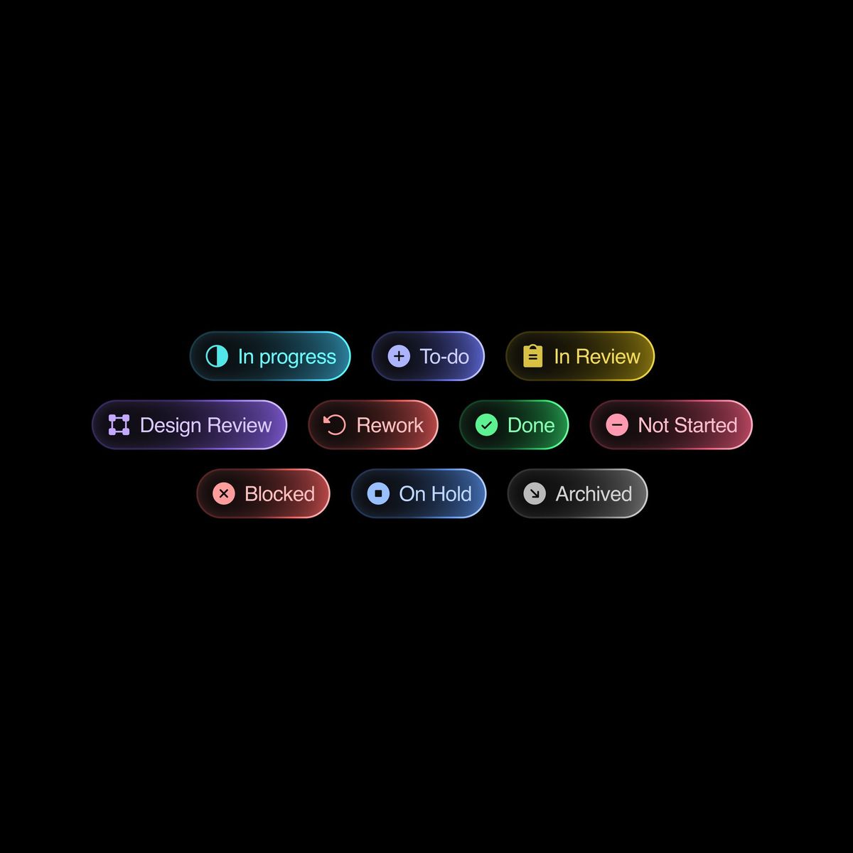 Software development course overview with modern interface cards